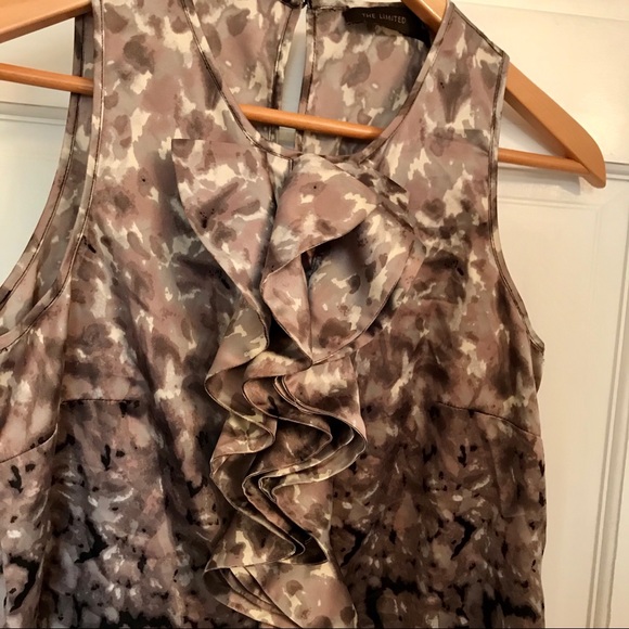 The Limited tank top sleeveless ruffle small - Picture 2 of 7